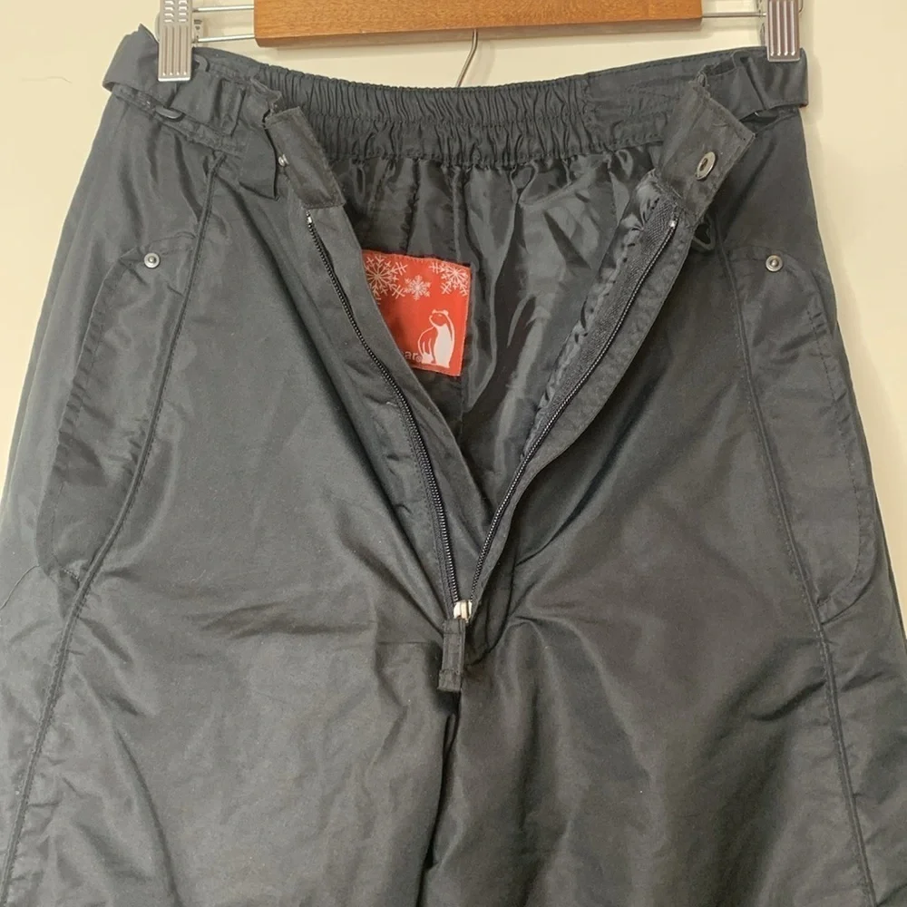 Rugged Bear | Black Insulated Winter Snow Ski Pants 14/16